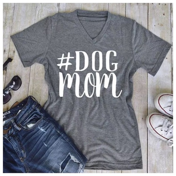 L’ Atelier Michelina Tops - “Dog Mom” T-Shirt